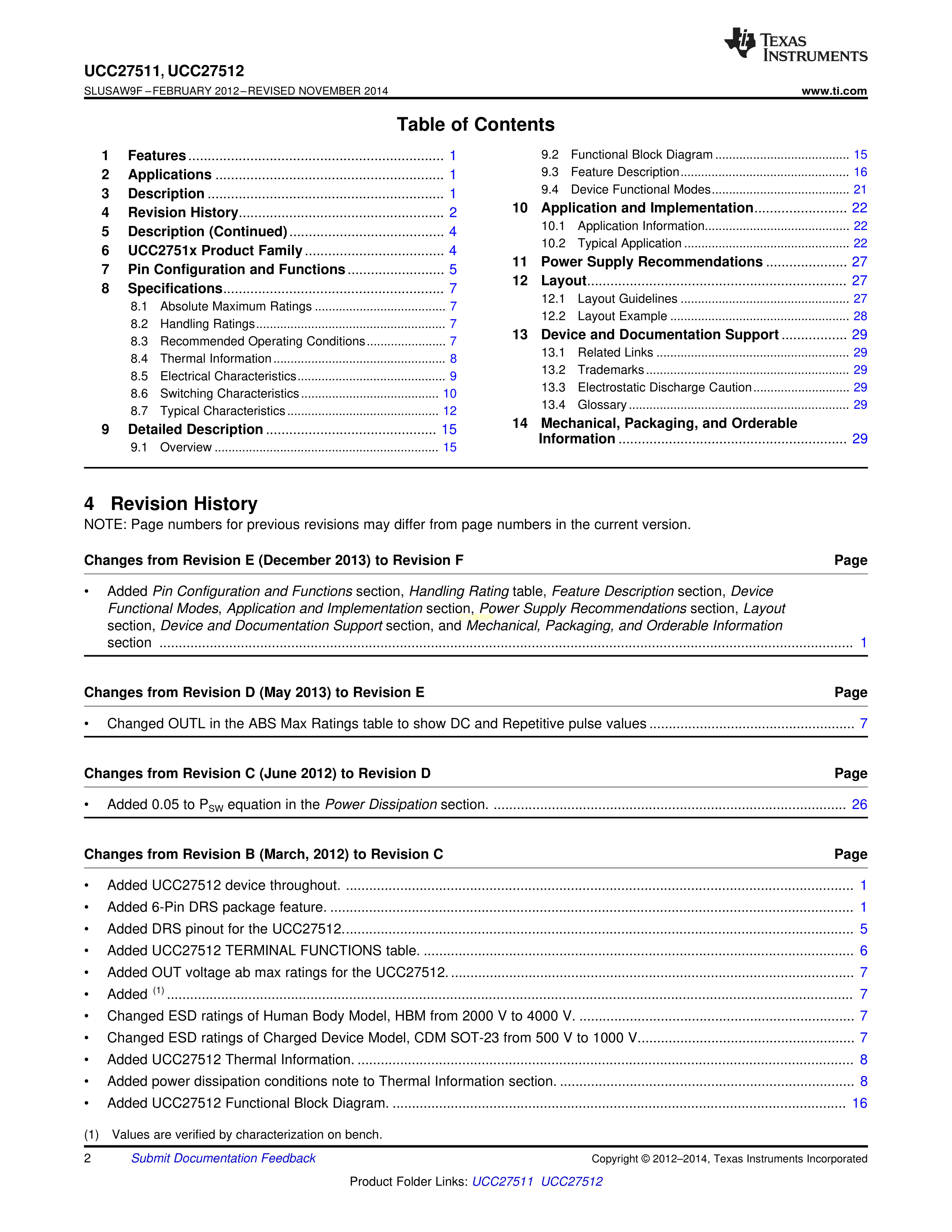 UCC27511DBVT数据手册SOT-23-6封装TI(德州仪器)PDF规格书，中英文下载- 规格书- 芯片模块网- 让芯片更简单！