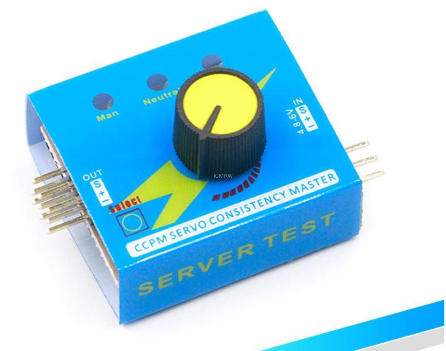 简易舵机测试仪 舵机测试器 航模马达测试电调测试器三档指示灯