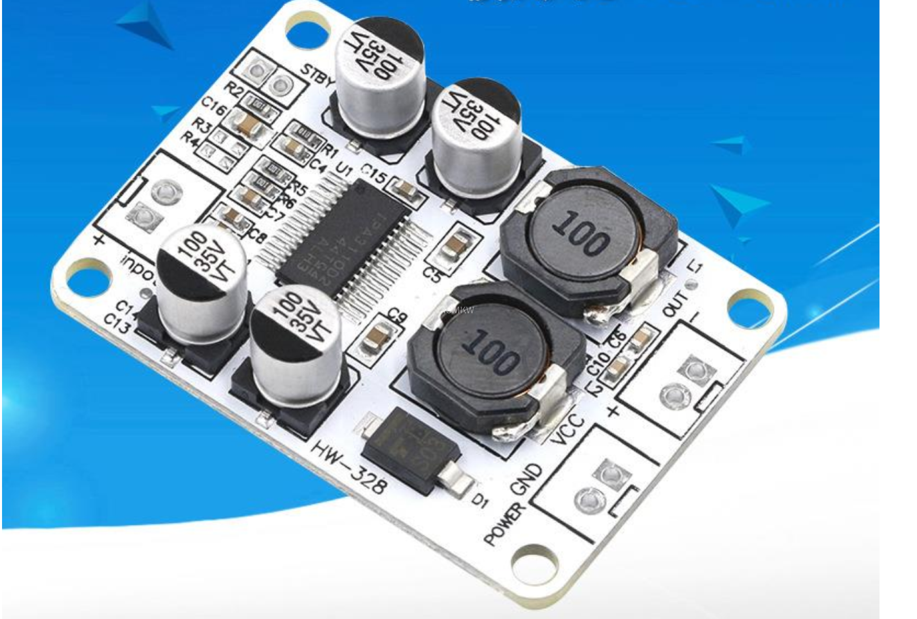 TPA3110 PBTL单声道数字功放板30W 功放模块 数字功放