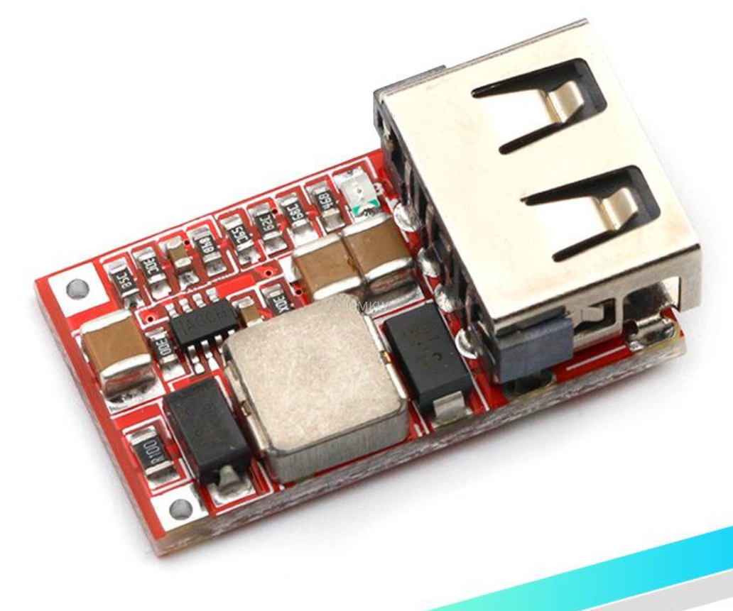 效率97.5% DC-DC降压模块 6-24V12V24V转5V3A 车载 USB手机充电器