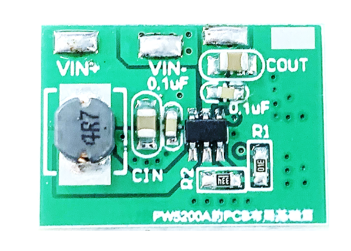 干电池升压 5V， 锂电池升压 5V0.5A 电路板， PW5200A-69号板